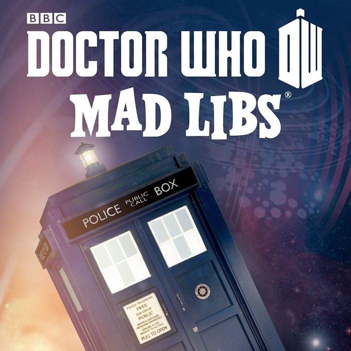 The cover art for 'Doctor Who Mad Libs' is shown here.