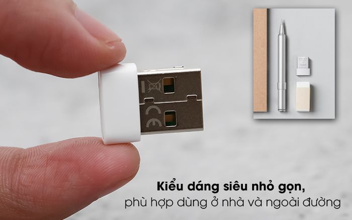 USB Wifi 150 Mbps Mercusys MW150US Trắng - Gọn nhẹ, dễ dàng mang đi và sử dụng ở bất kỳ nơi nào