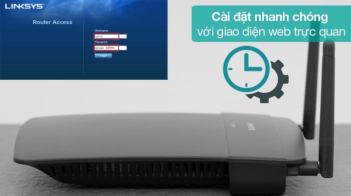Router Wifi Chuẩn N Linksys E1700 - Thiết lập đơn giản trong vài phút qua giao diện web thân thiện