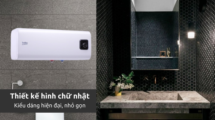 Máy nước nóng gián tiếp Beko 30 lít BWH 30 SDH - Thiết kế