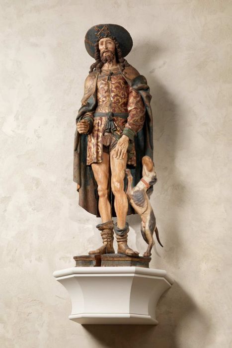 A 16th-century French statue of Saint Roch