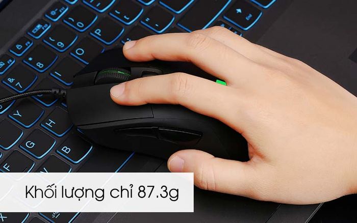 Thiết kế nhẹ với khối lượng chỉ 87.3g - Chuột Gaming Logitech G403 Hero Đen