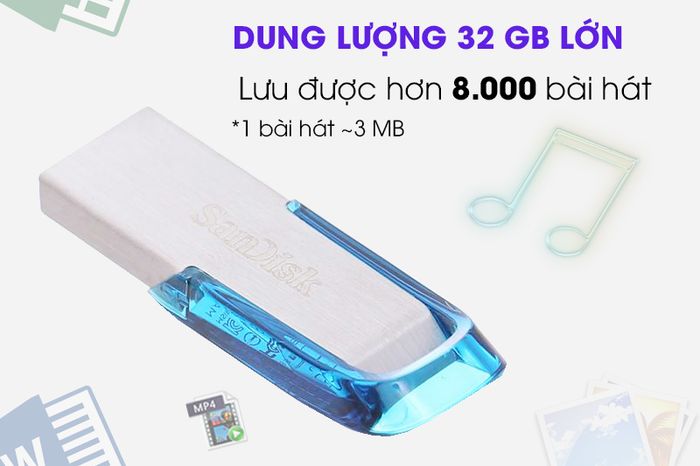 USB 3.0 32GB Sandisk CZ73 - Lưu lại được lượng lớn dữ liệu với USB dung lượng 32 GB