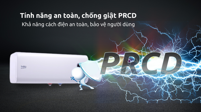 Máy nước nóng gián tiếp Beko 30 lít BWH 30 SDH - Chế độ an toàn