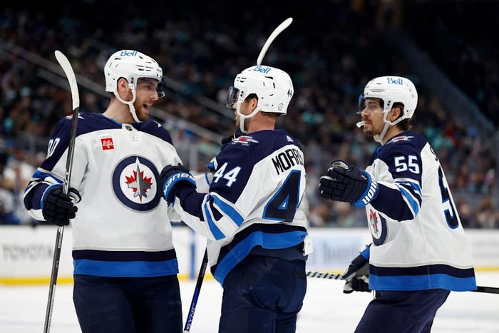 Mark Scheifele, Pierre-Luc Dubois, Josh Morrissey