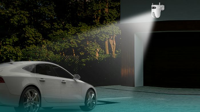 Camera IP Ngoài Trời 360 độ 3MP EZVIZ H9C Dual - Trí tuệ nhân tạo hỗ trợ