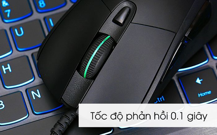 Tốc độ phản hồi 0.1 giây - Chuột Gaming Logitech G403 Hero Đen