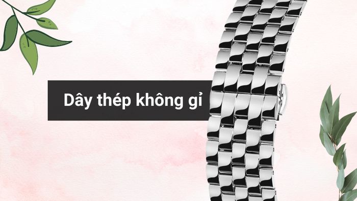 Chất liệu dây đeo của mẫu đồng hồ