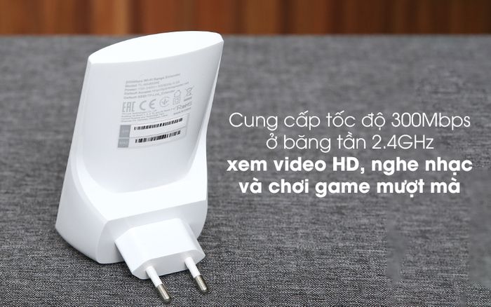 Phục vụ công việc và giải trí tốt - Repeater Wifi 300Mbps TP-Link TL-WA850RE Trắng