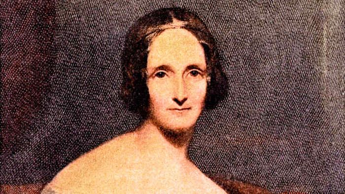 A depiction of Mary Shelley, the brilliant mind behind 'Frankenstein'.
