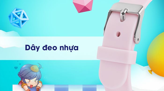 Đồng hồ trẻ em Smile Kid SL018-01 có dây đeo nhẹ nhàng
