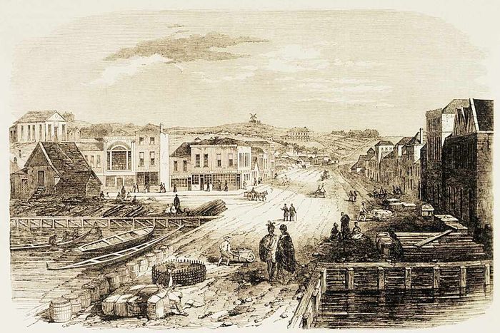 A Glimpse of Auckland, circa 1853