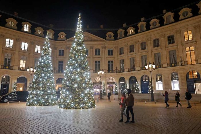 Festive Lights and Decorations in Paris