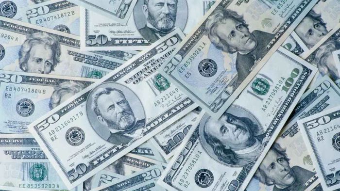 Cash is displayed