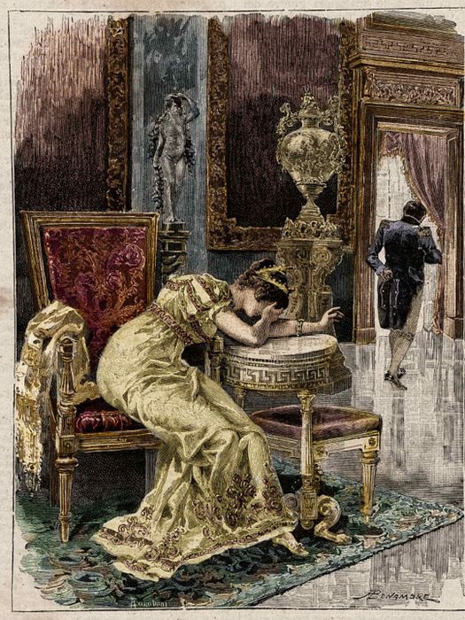 Joséphine de Beauharnais during the final days of her marriage to Napoleon.