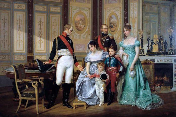 Joséphine introducing her children.