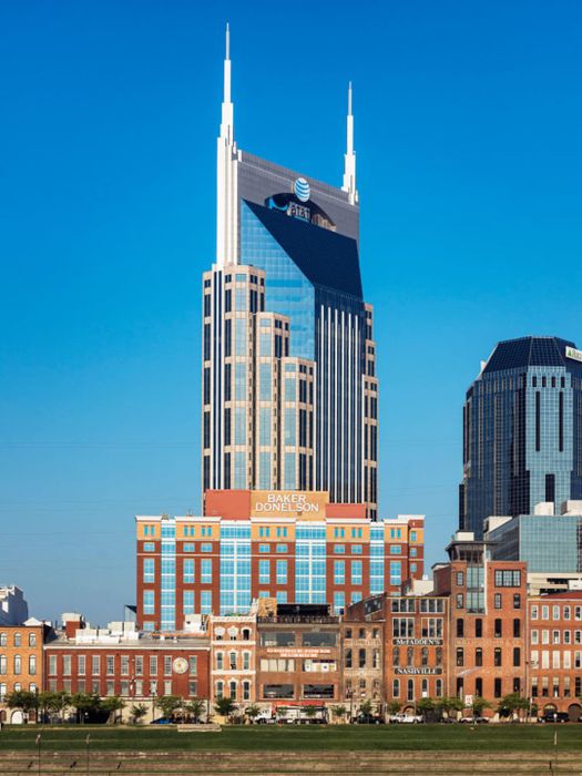 The AT&T building located in downtown Nashville.