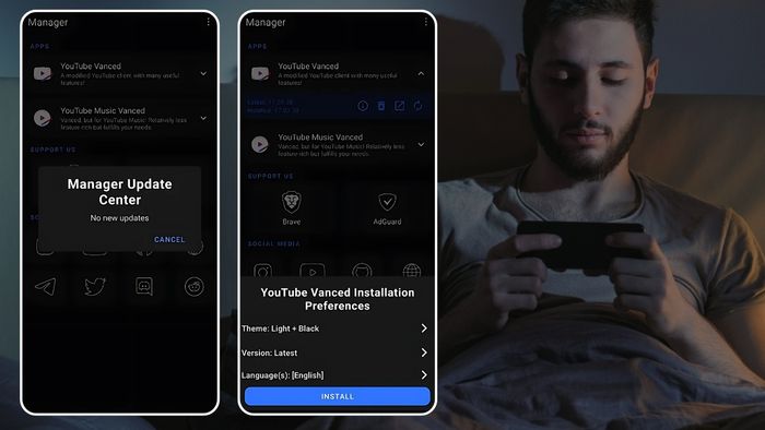 Các tính năng đặc trưng của YouTube Vanced Manager