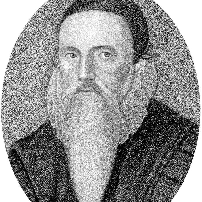 Dr. John Dee (1527-1608), a renowned scientist, philosopher, and mathematician
