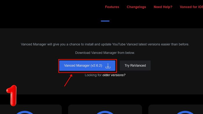 Hướng dẫn tải và cài đặt YouTube Vanced Manager trên máy tính - Bước 1