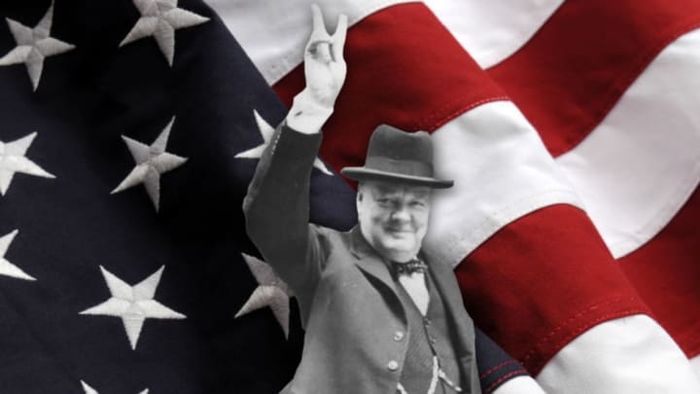 Getty Images (Churchill) / iStock (Flag)
