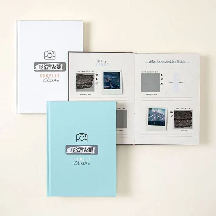 Adventure Challenge Scrapbook displayed elegantly on a white background.