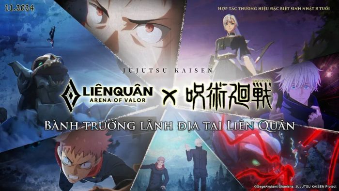 Skin hợp tác đặc biệt với thương hiệu Jujutsu Kaisen