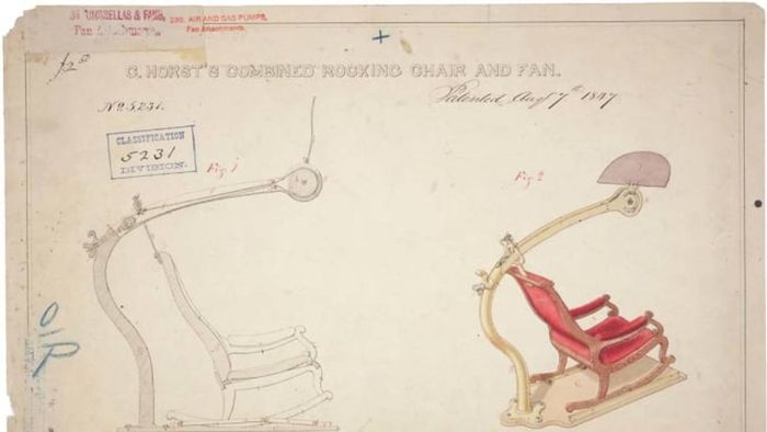 This fan chair design was truly revolutionary.