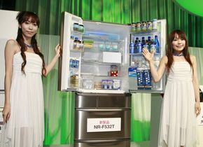 Matsushita's latest refrigerator in Japan features a silver ion filter capable of eliminating 99.9% of bacteria inside the unit.