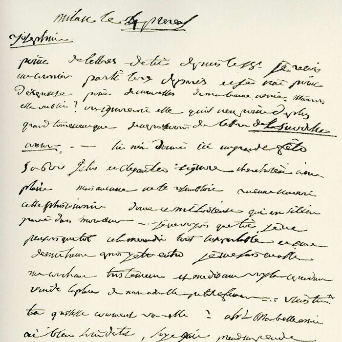 A letter from Napoleon Bonaparte to Joséphine.
