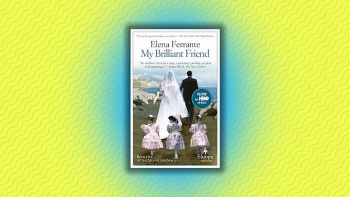 The cover of 'My Brilliant Friend' by Elena Ferrante.