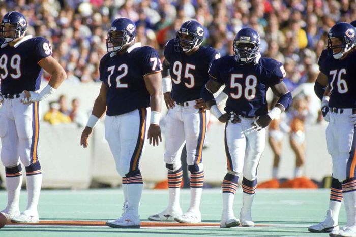 Wilber Marshall, Richard Dent, Steve McMichael, Dan Hampton, William Perry