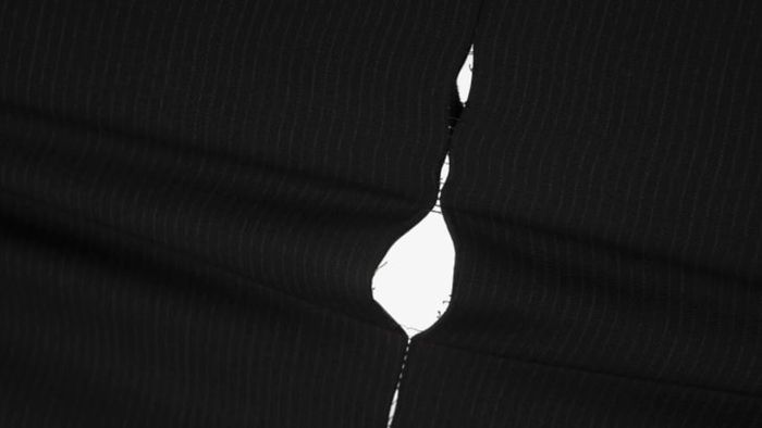 The final stitches symbolizing a last-ditch effort.