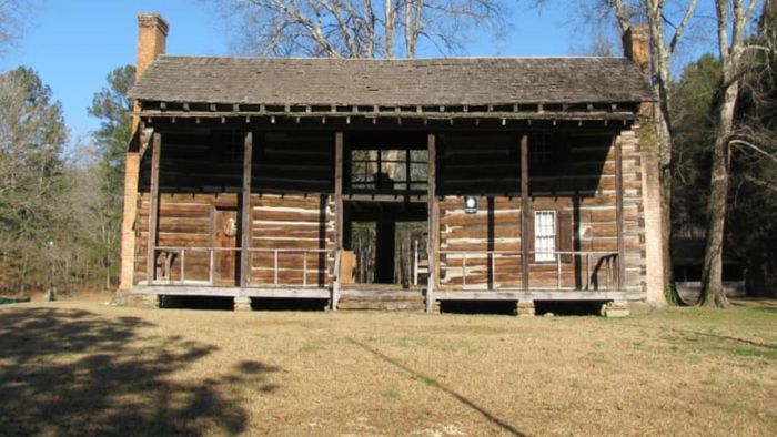 A dogtrot-style house located in Alabama.