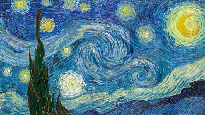 Vincent van Gogh’s renowned painting, ‘The Starry Night’.