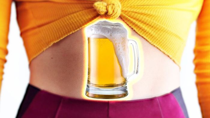 Beer produced in the belly			