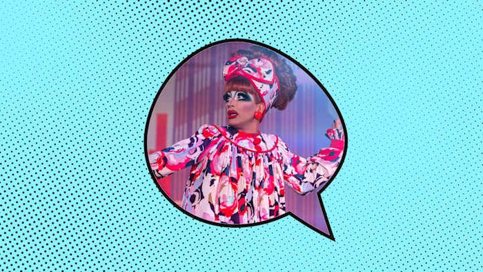 Bianca Del Rio performing live in Pasadena, California, in 2021.