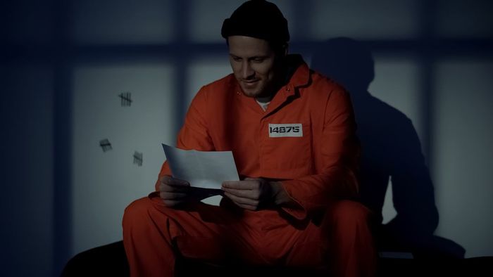 An image of a prisoner