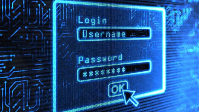 Avoid using 'username' as your username as well.