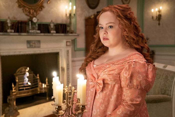Nicola Coughlan stars as Penelope Featherington in 'Bridgerton.'