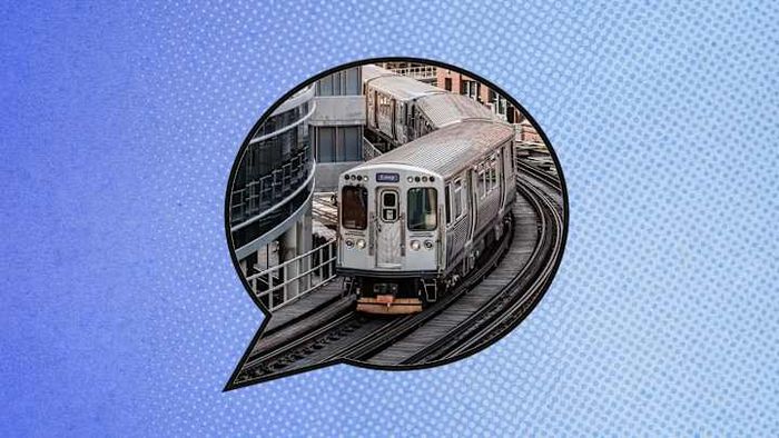 This L train is headed to the Loop.