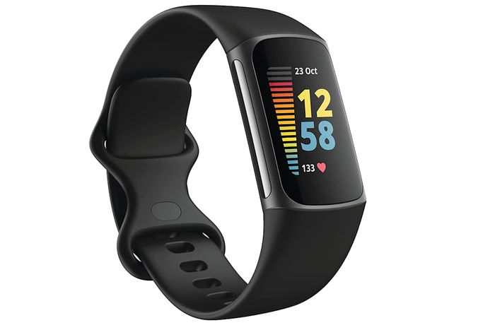 Pictured is one of the top gifts for commuters, the Fitbit Charge 5 Fitness Tracker.