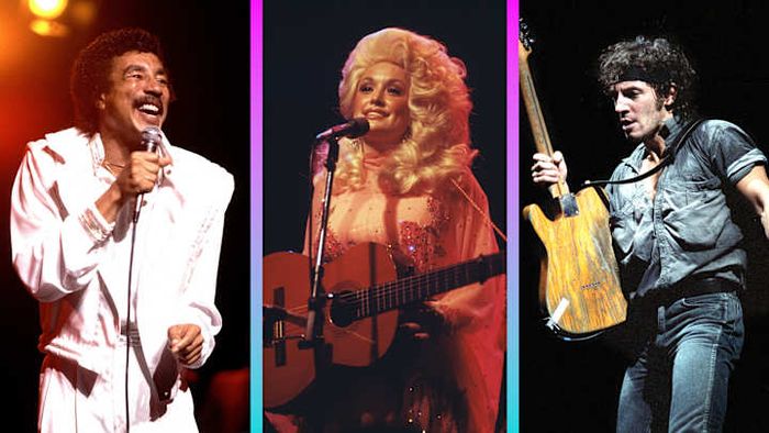Artists like Smokey Robinson, Dolly Parton, and Bruce Springsteen.