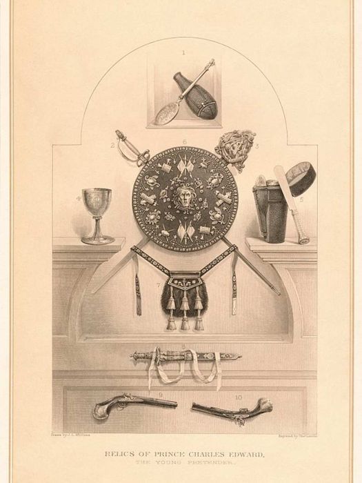 Relics of Bonnie Prince Charlie.
