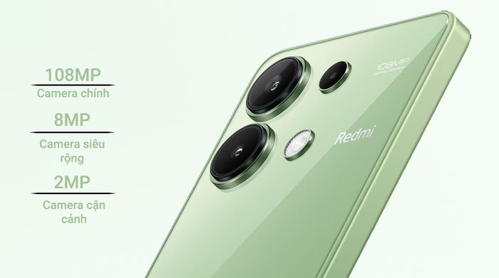 Camera chụp ảnh sắc nét - Xiaomi Redmi Note 13
