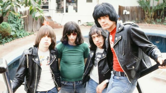 The Ramones—Johnny, Joey, Marky, and Dee Dee—pictured together in 1979.