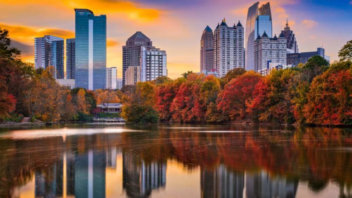 Piedmont Park, located in Atlanta, Georgia.