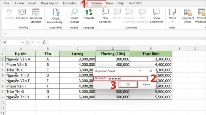 Hướng dẫn ẩn và bỏ ẩn công thức trong Excel
