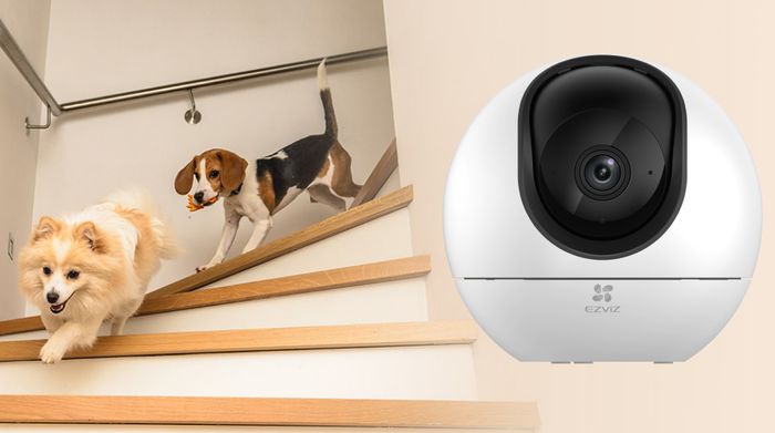Camera IP 360 Độ 5MP EZVIZ H6 - Phân biệt được người và thú cưng
