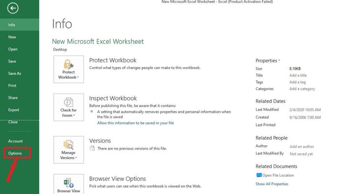 Cách khắc phục lỗi file Excel không sửa được - Phương pháp 3 bước 1